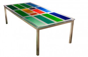 Mondrian table