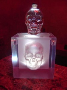 Crystal Head vodka resin cube