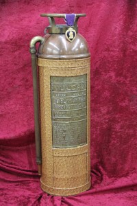 Vintage branded fire extinguisher